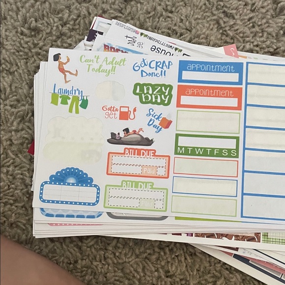 Colorful Planner Sticker Sheets - Picture 6 of 16